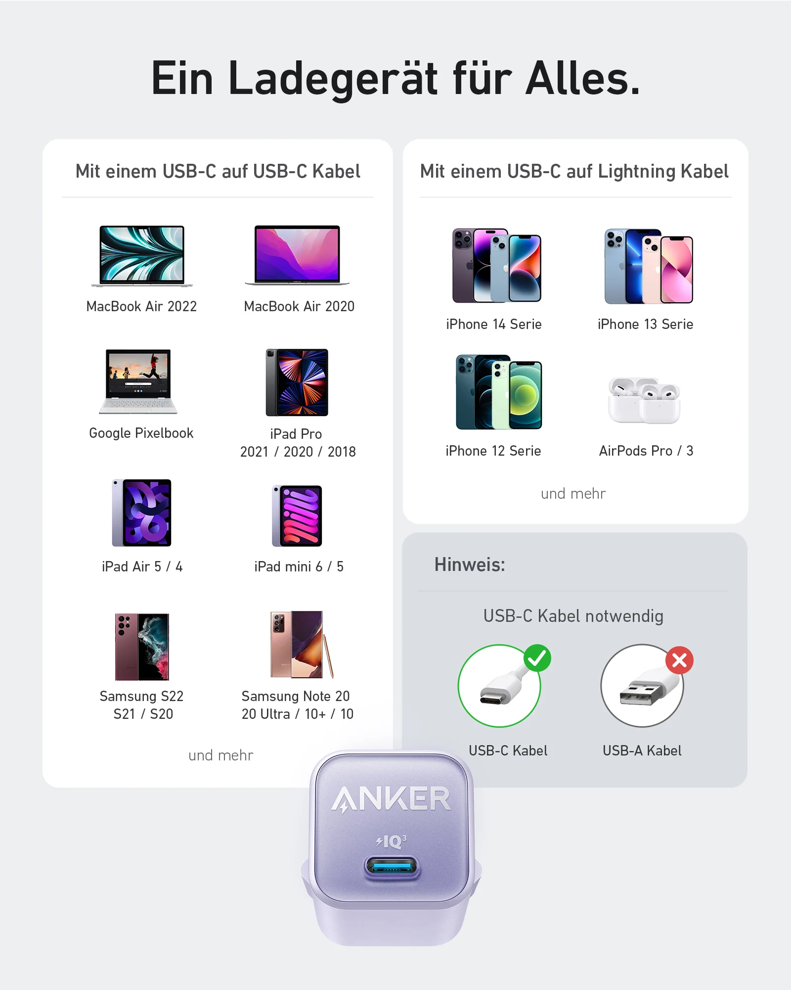 Anker <b>511</b> Ladegerät (Nano 3, 30W) - Image 6