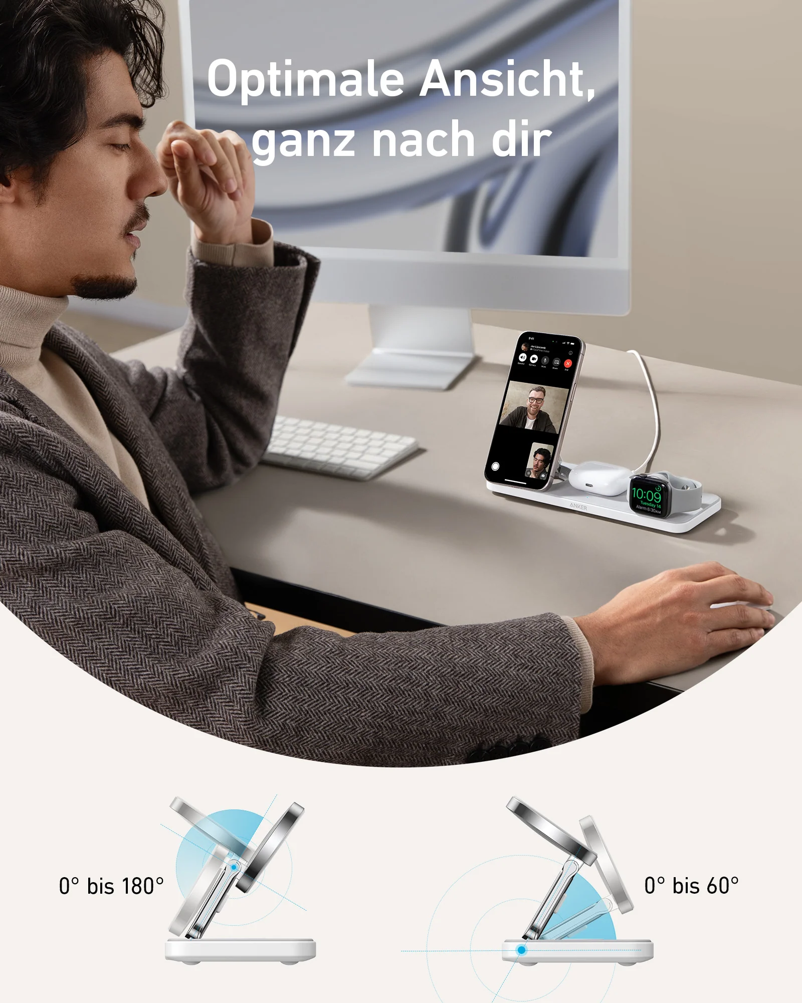 Anker MagGo Kabellose Ladestation (3-in-1 Pad) - Image 7