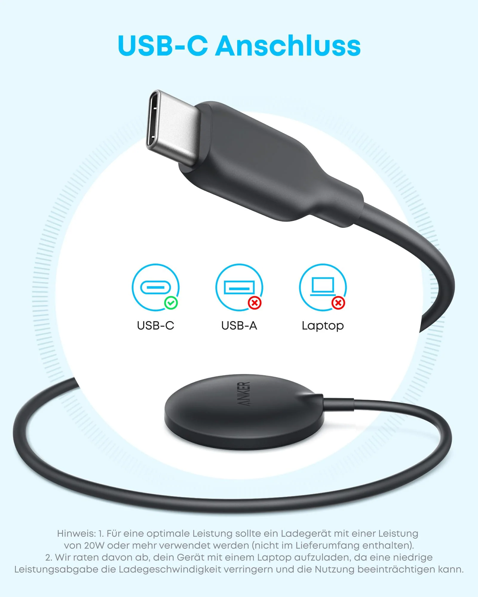 Anker Zolo Kabelloses Ladegerät (magnetisch, Pad) - Image 6