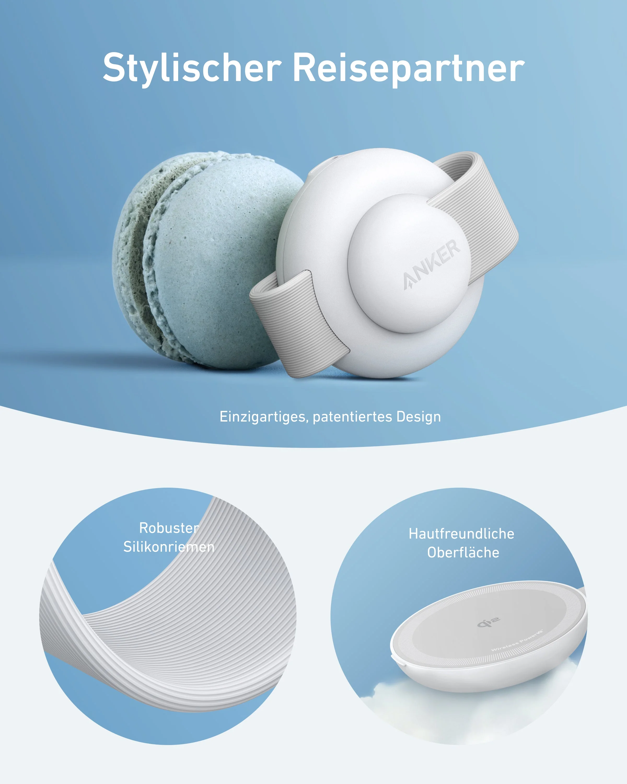 Anker MagGo Kabellose Ladestation (3-in-1, Faltbares Ladepad) - Image 5