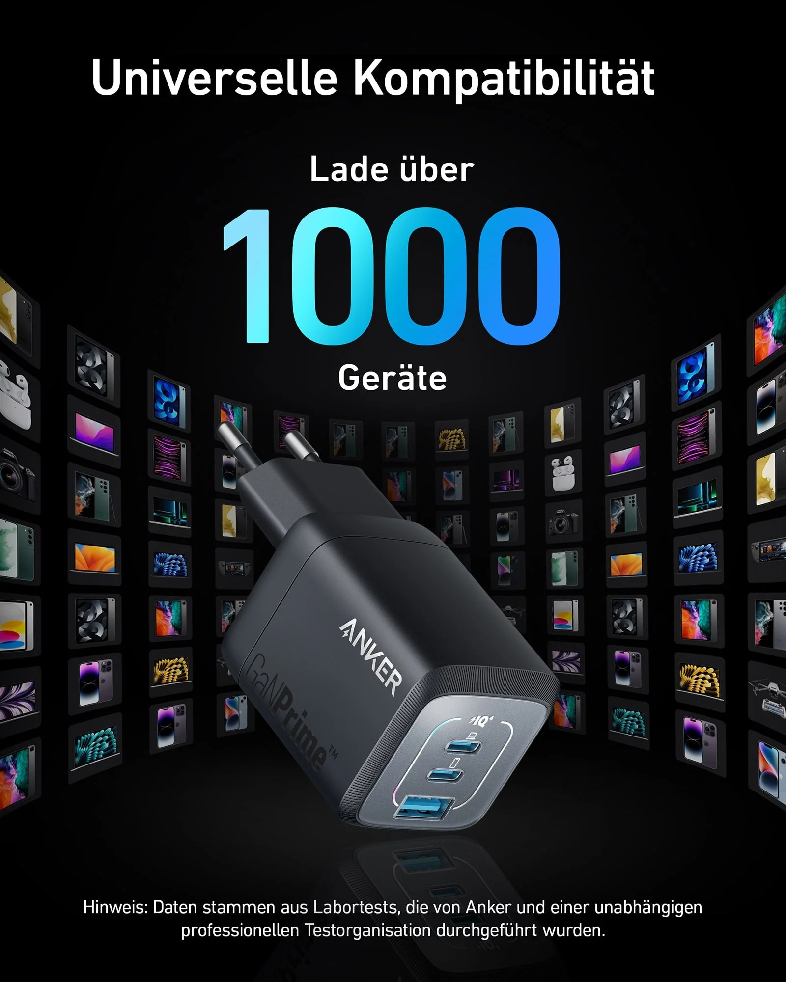 Anker Prime 67W GaN Wandladegerät (3 Ports) - Image 6