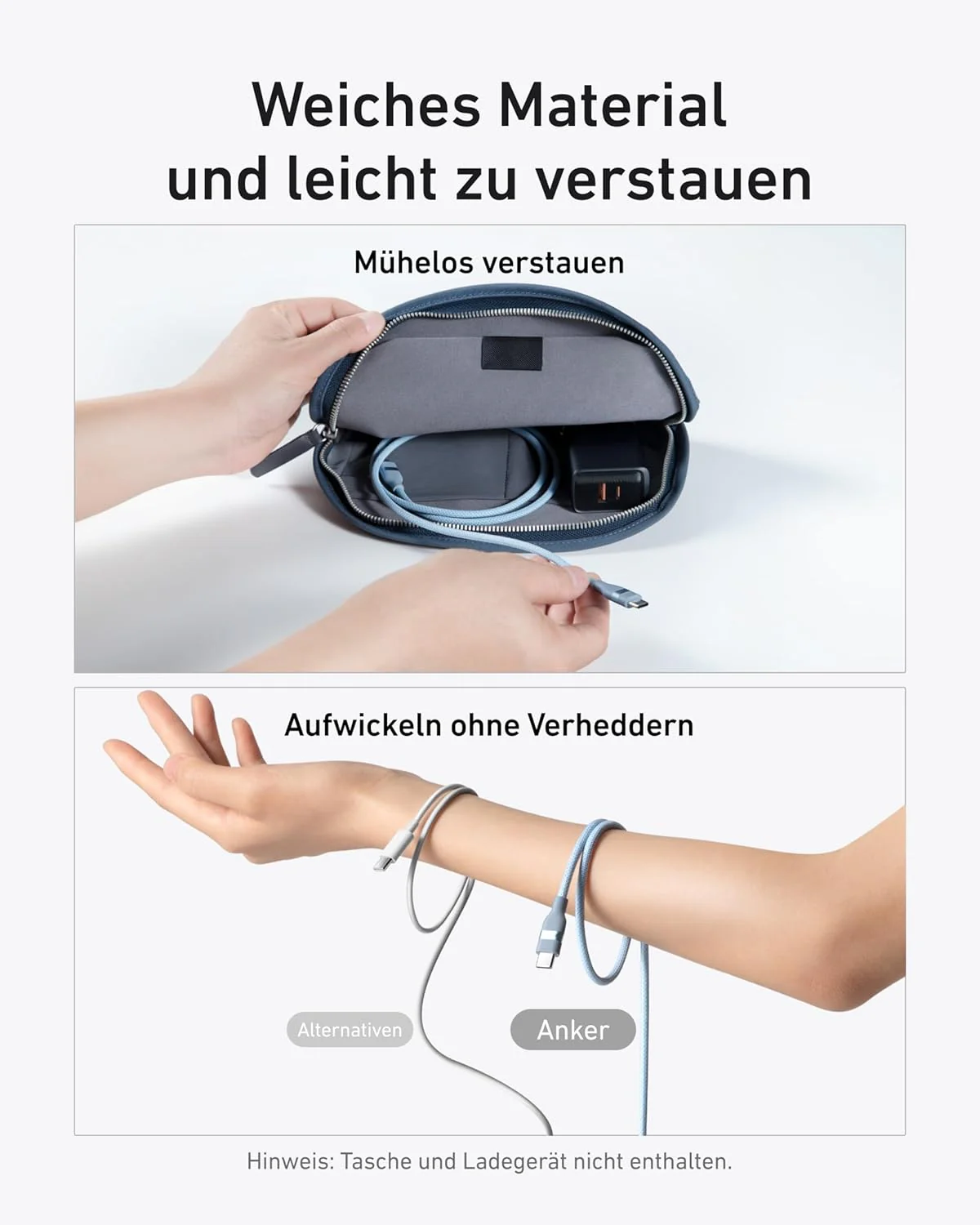 Anker USB-C auf USB-C Kabel (90cm/180cm, 240W, Upcycled-Geflochten) - Image 27