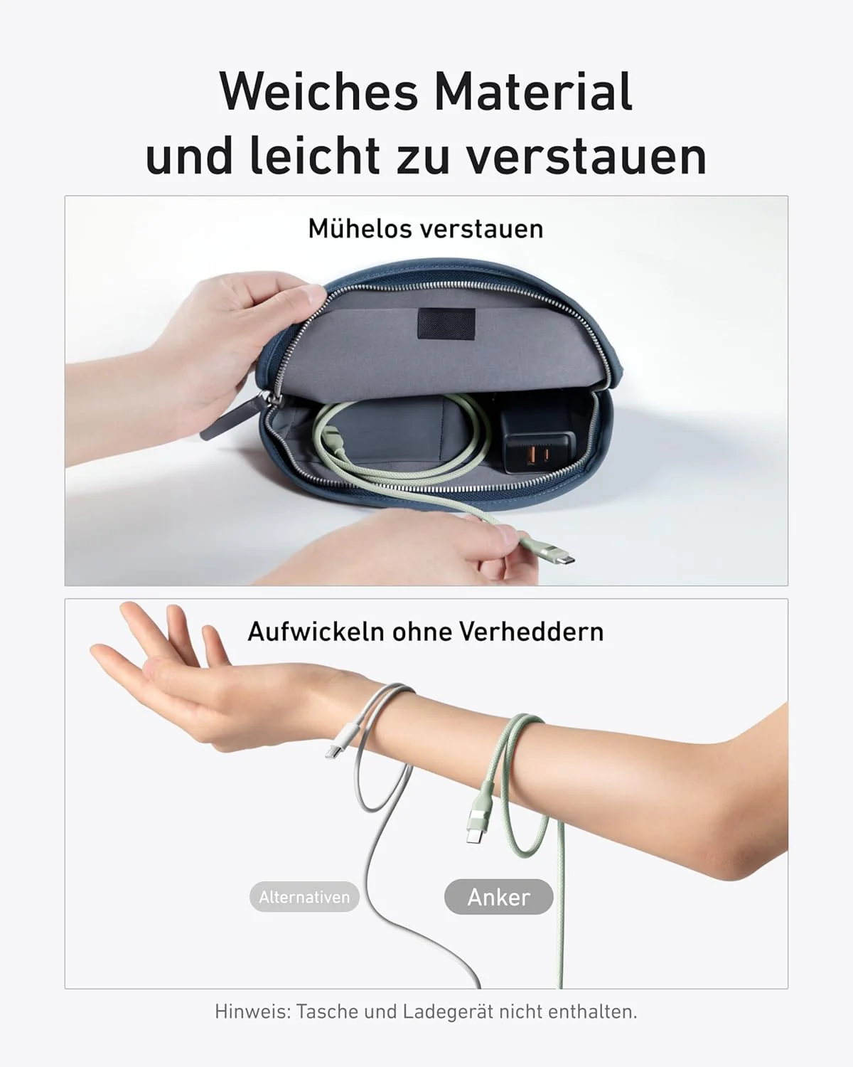 Anker USB-C auf USB-C Kabel (90cm/180cm, 240W, Upcycled-Geflochten) - Image 37