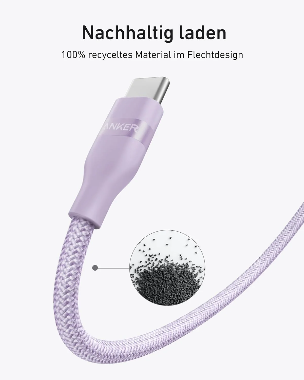 Anker USB-C auf USB-C Kabel (90cm/180cm, 240W, Upcycled-Geflochten) - Image 40