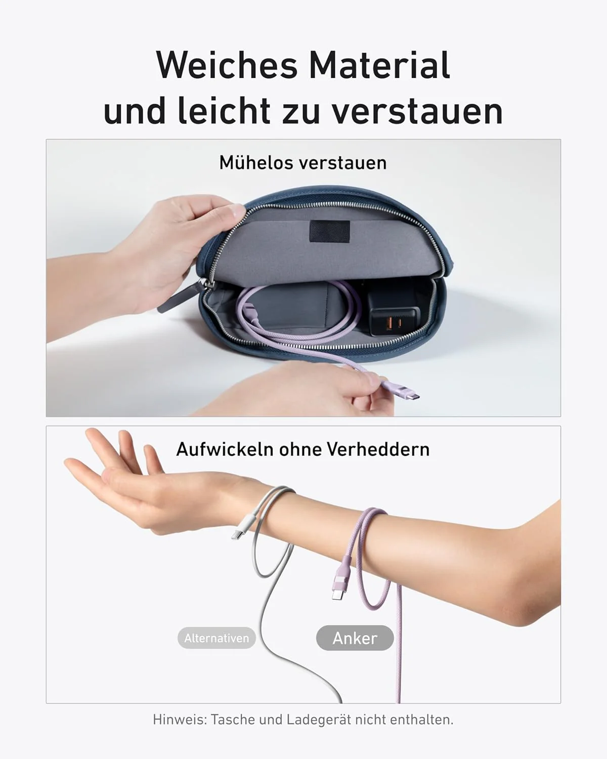 Anker USB-C auf USB-C Kabel (90cm/180cm, 240W, Upcycled-Geflochten) - Image 42