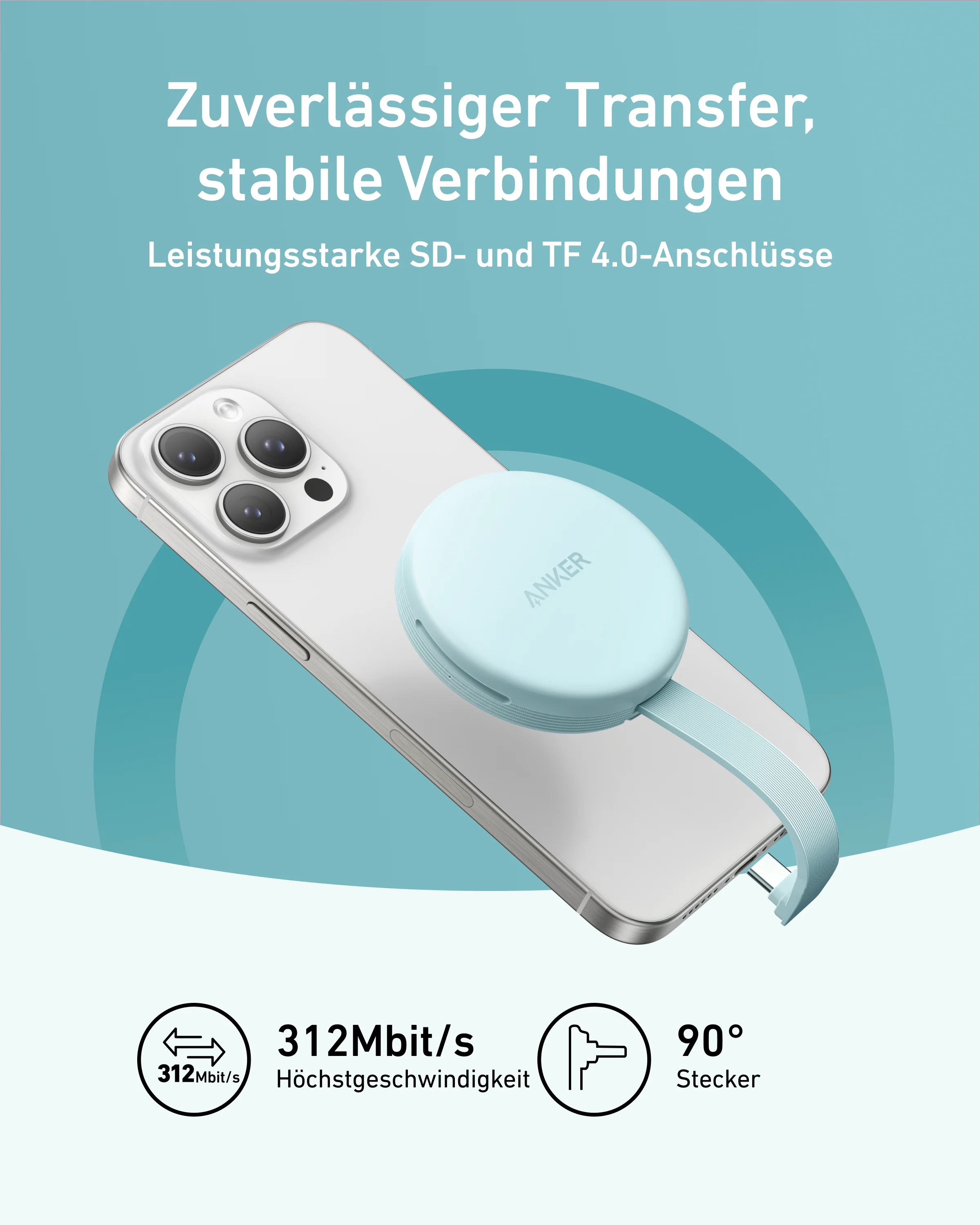 Anker MagGo USB-C Netzteil (3-in-1, 10 Gbit/s, Für iPhone) - Image 3