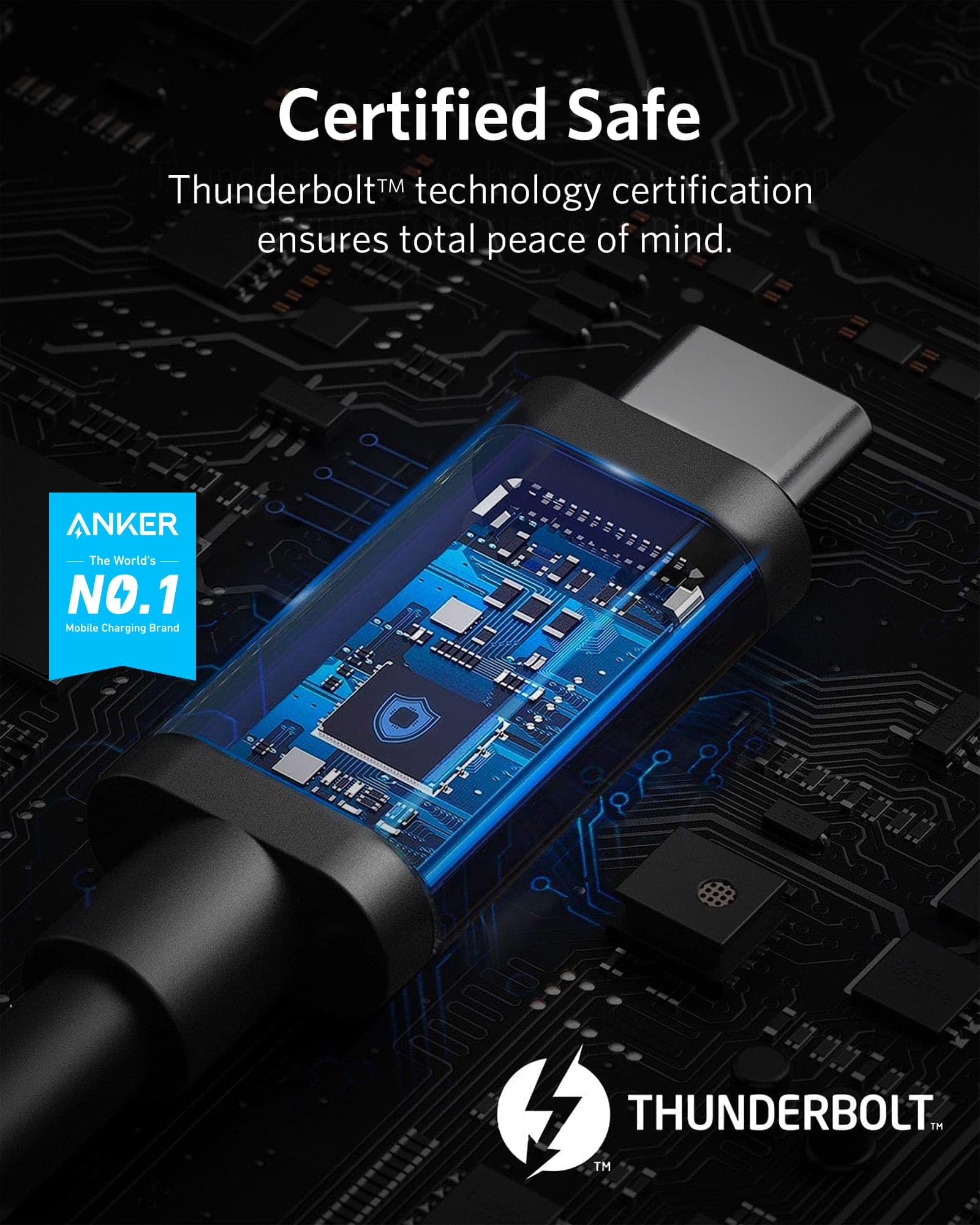 Anker USB-C auf USB-C Thunderbolt 4 100W Kabel (70cm) - Image 4