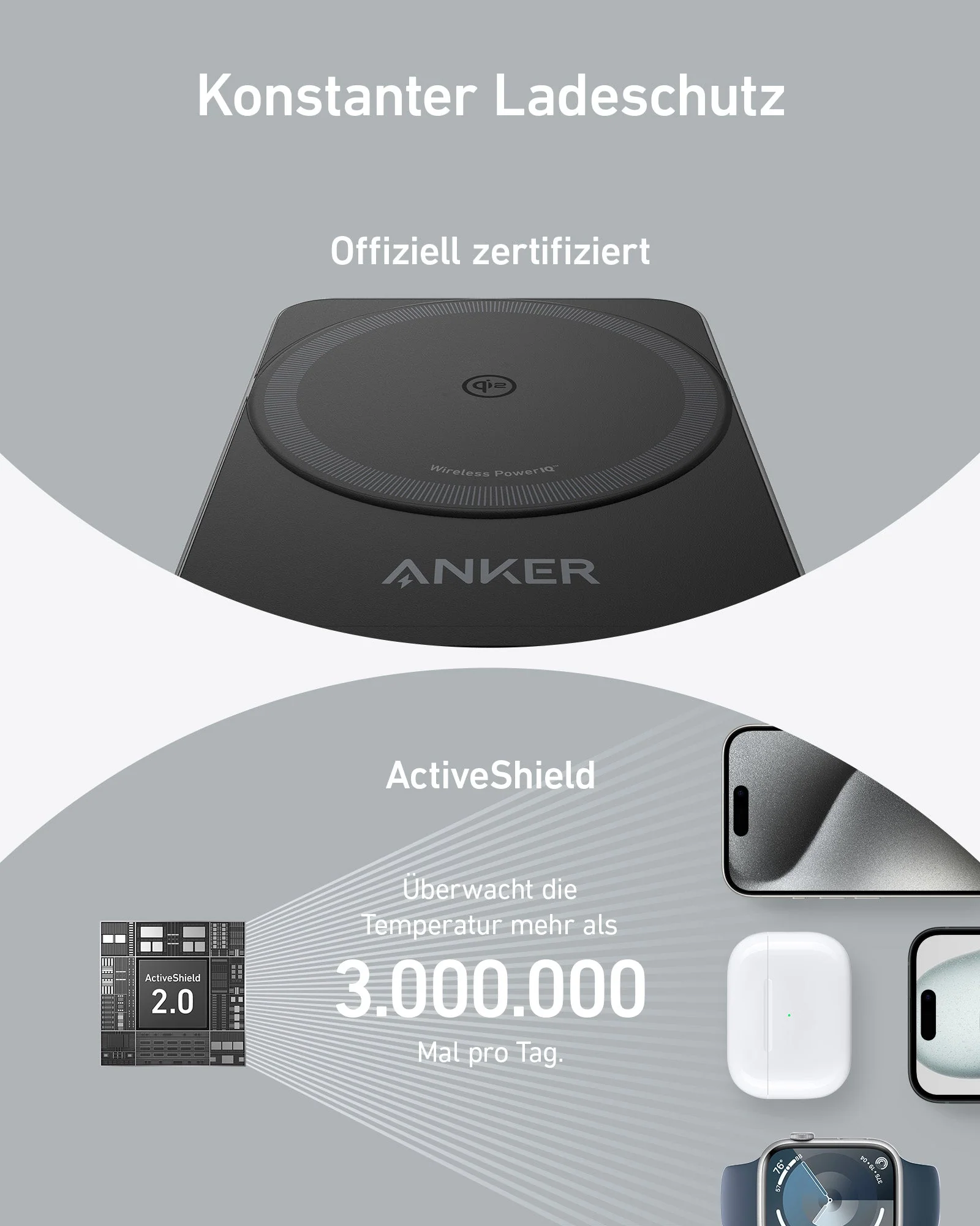 Anker MagGo Kabellose Ladestation (Faltbar 3-in-1) - Image 10