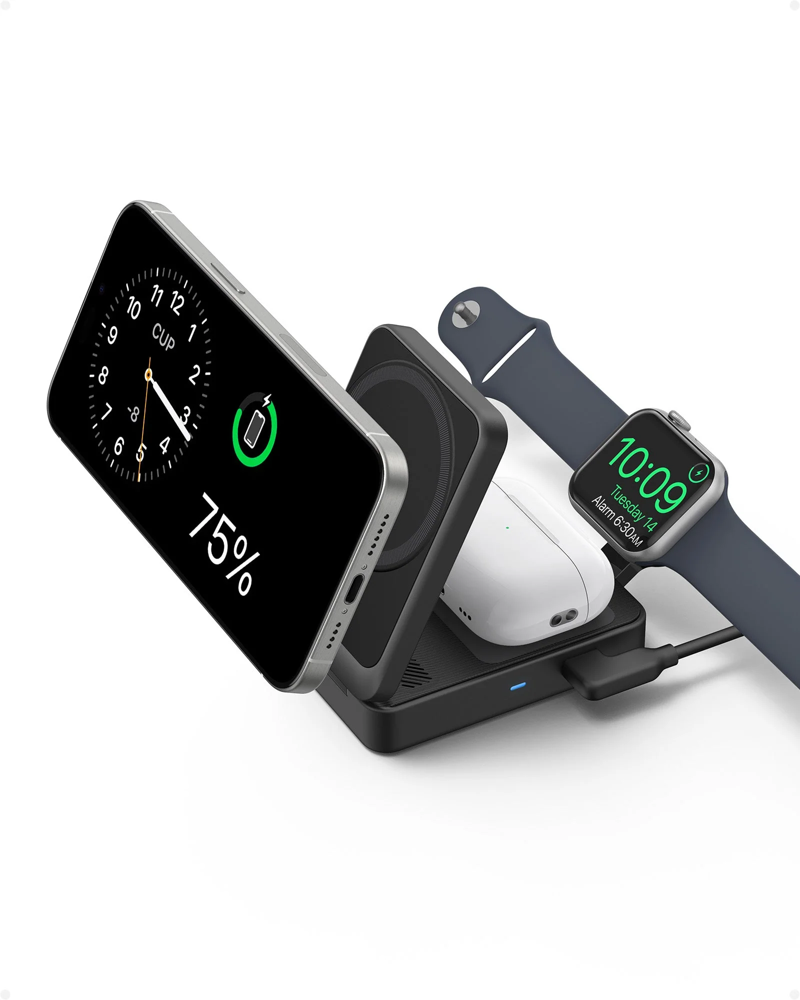 Anker MagGo Kabellose Ladestation (Faltbar 3-in-1) - Image 3