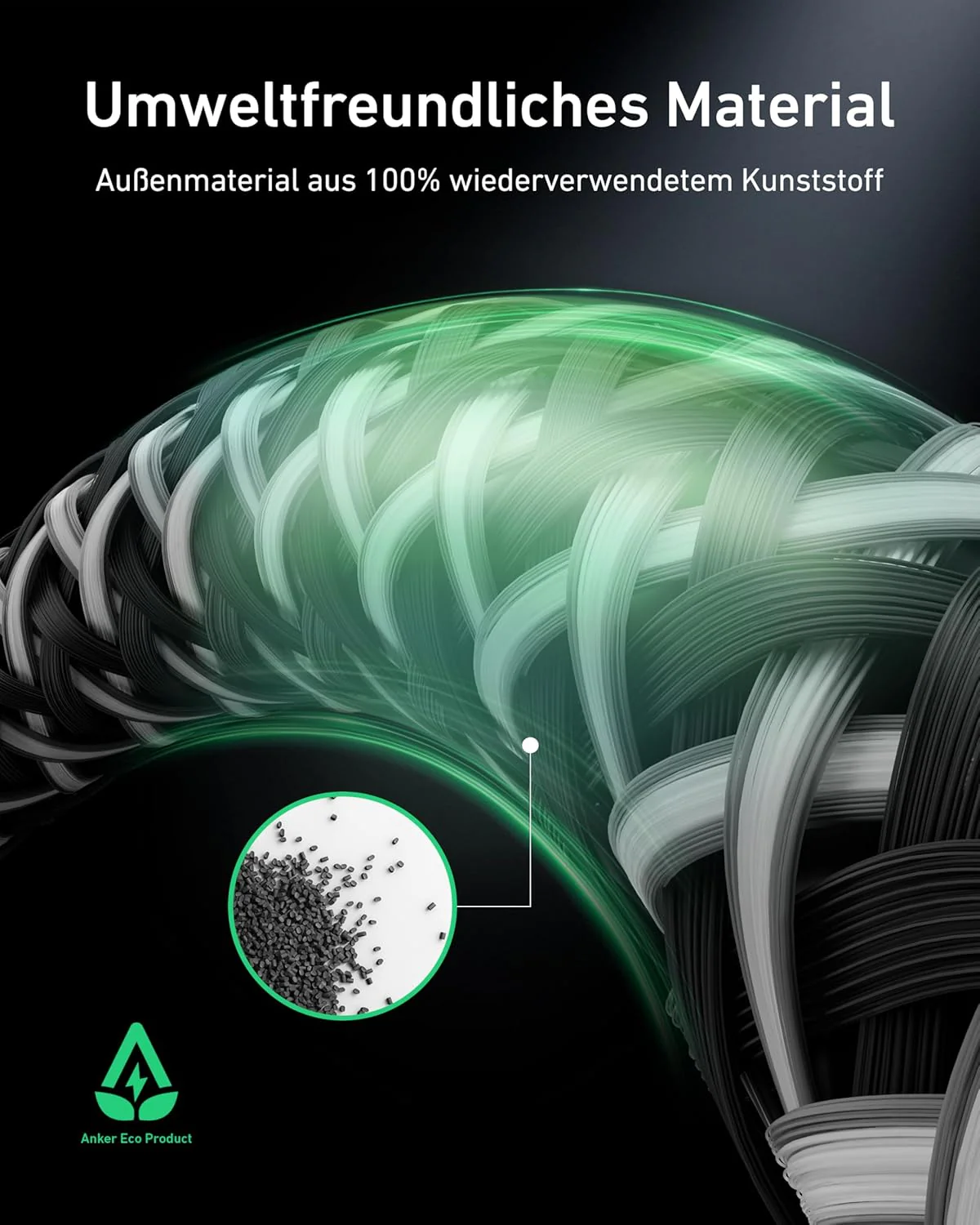 Anker Prime USB-C auf USB-C Kabel (240W, Upcycled-Flechtdesign) - Image 4