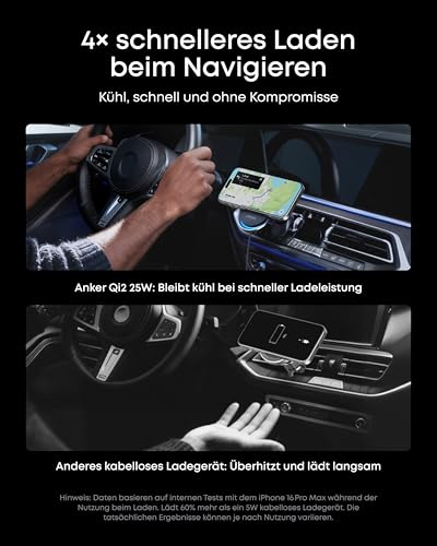 Anker Prime Kabelloses Kfz-Ladegerät (MagGo, AirCool, Pad) - Image 4