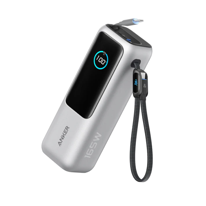 Anker Powerbank (25K, 165W, Integriertes + einziehbares Kabel) - Image 7