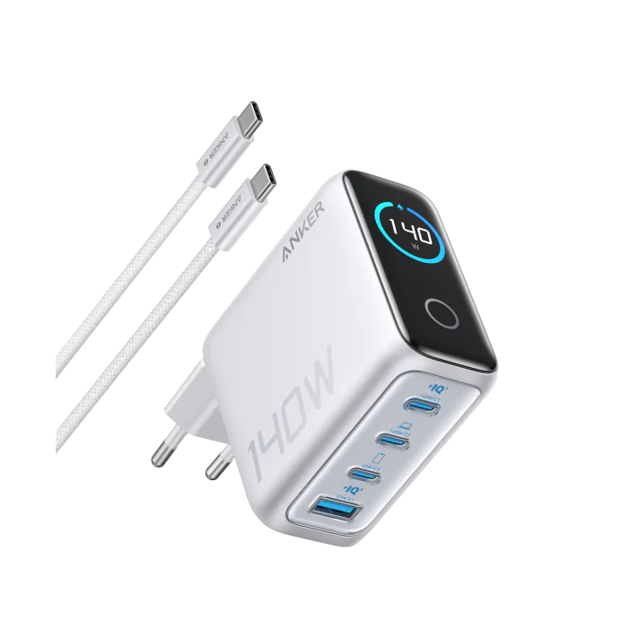 Anker Ladegerät (140W, 4-Port, PD 3.1) mit USB-C Kabel - Image 7