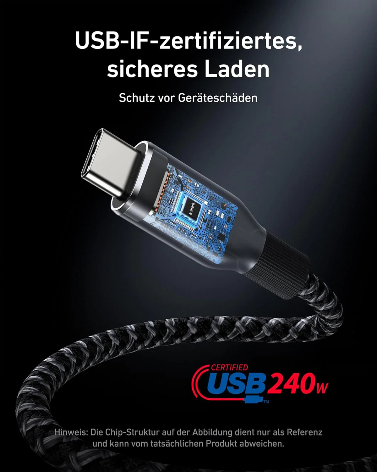 Anker Prime USB-C auf USB-C Kabel (240W, Upcycled-Flechtdesign) - Image 12