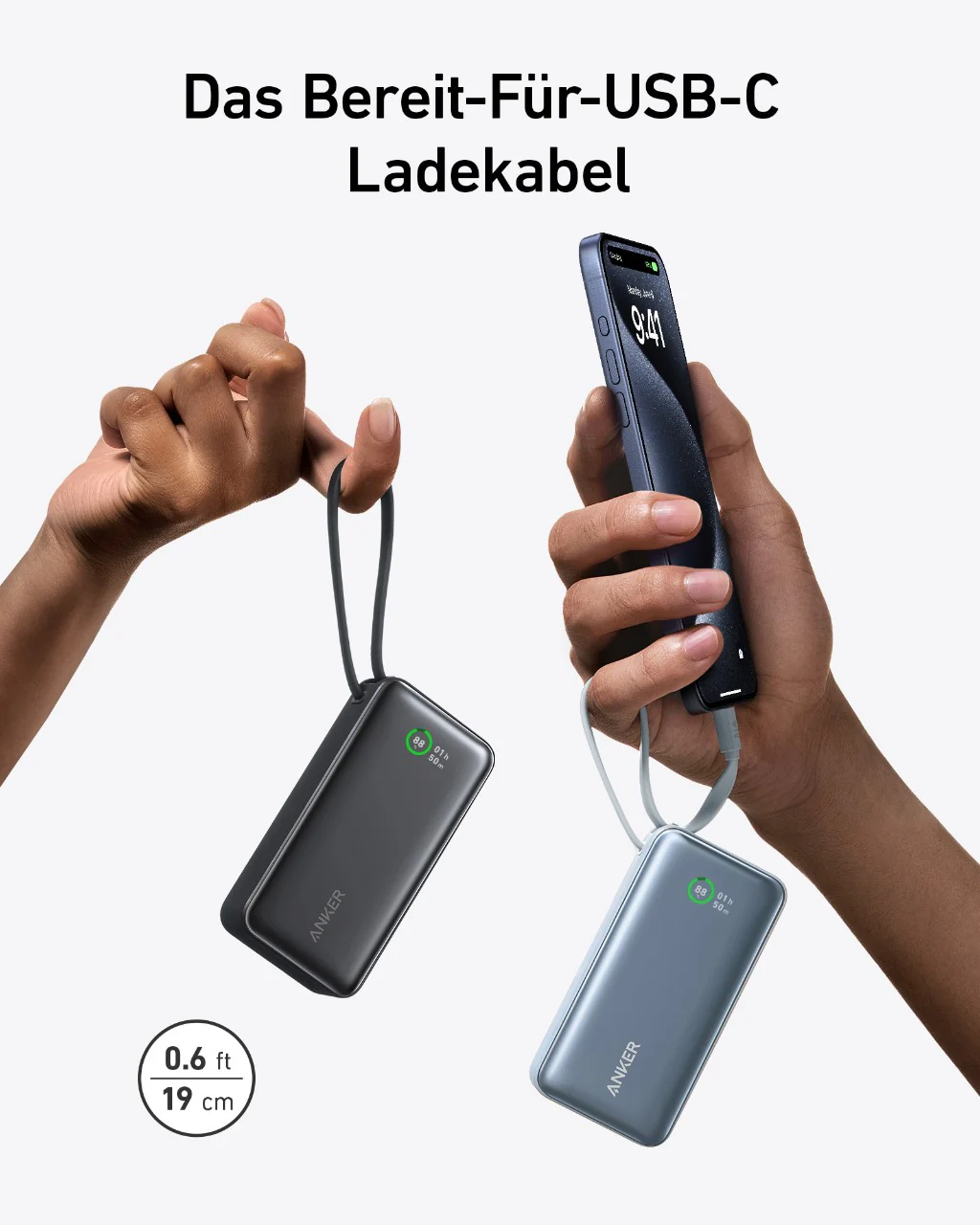 Anker Nano Powerbank + Anker <b>641</b> USB-C auf Lightning Kabel (0,9m) - Image 4