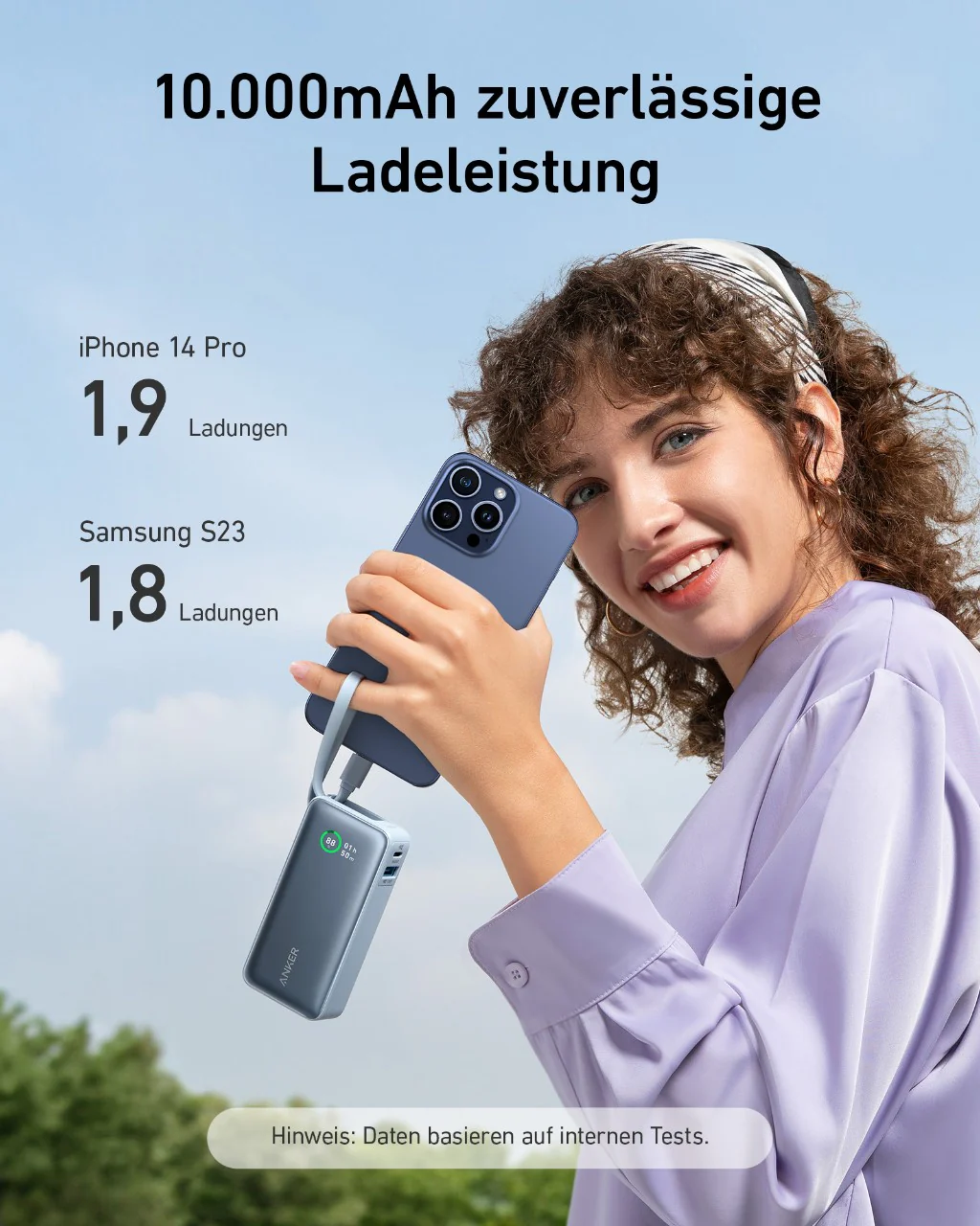 Anker Nano Powerbank + Anker <b>641</b> USB-C auf Lightning Kabel (0,9m) - Image 5