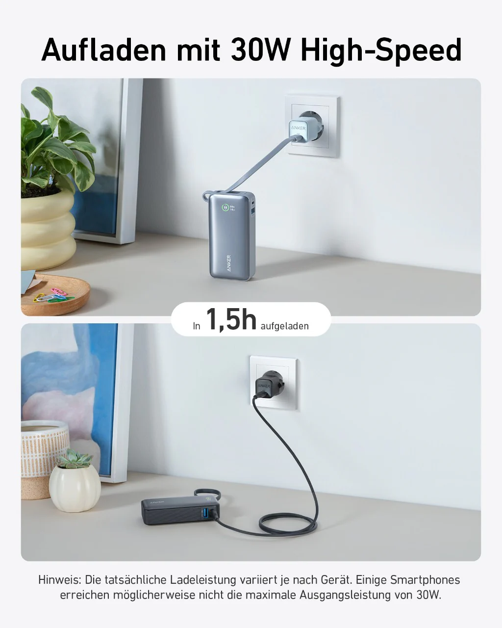 Anker Nano Powerbank + Anker <b>641</b> USB-C auf Lightning Kabel (0,9m) - Image 6